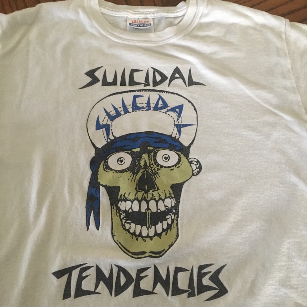 Suicidal Tendencies vintage punk rock band concert skeleton face